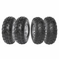 19x7-8 8 Inch All Terrain Tubeless Tire Wheel Assembly 4 Pack C627285