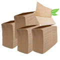 Brown Organic Unbleached Z-Fold Paper Towels T196