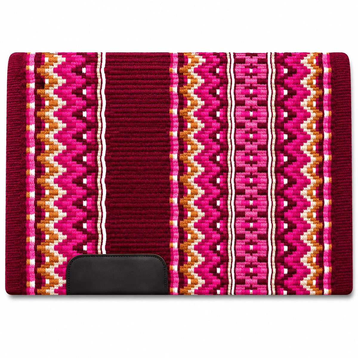 Burgundy Pink Tribal Horse Saddle Pad H850548