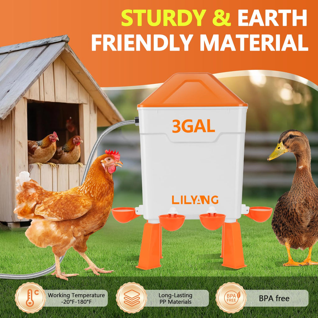 Automatic Chicken Waterer 3 Gallon N29424