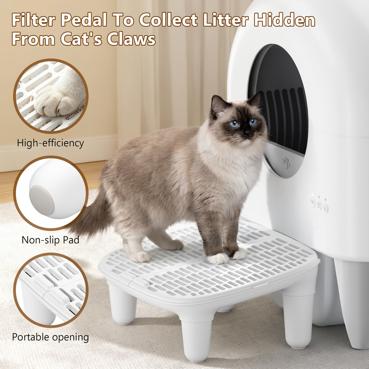 Cat Litter Box Step Q6061
