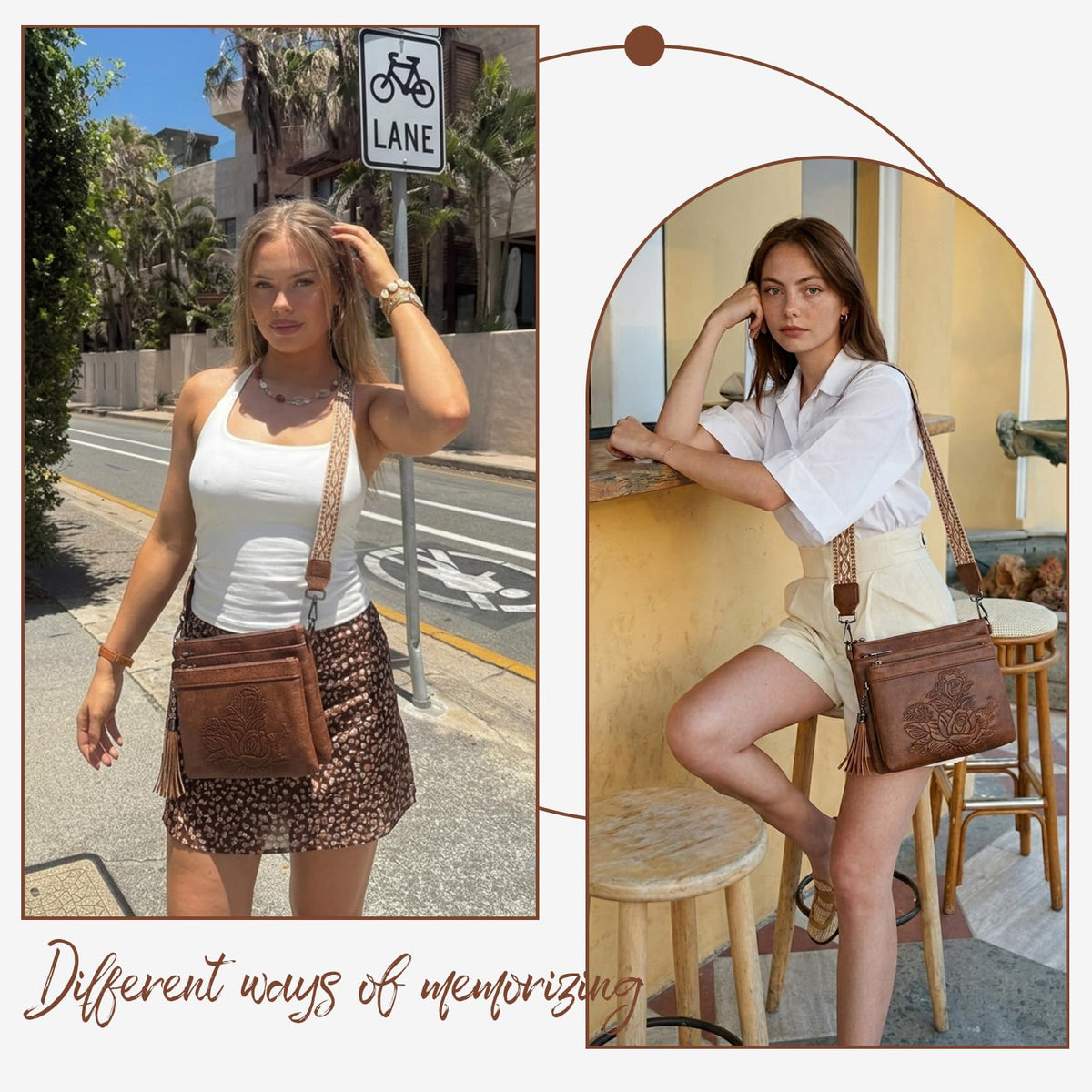 Vegan Leather Crossbody Bag L639374