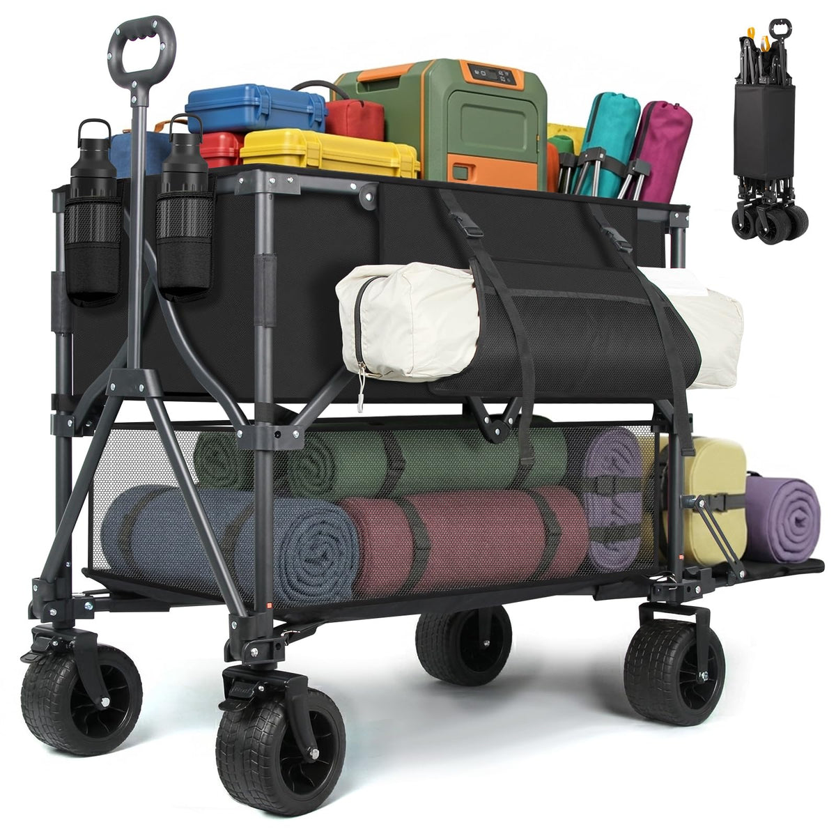 400L Foldable Utility Cart F3247