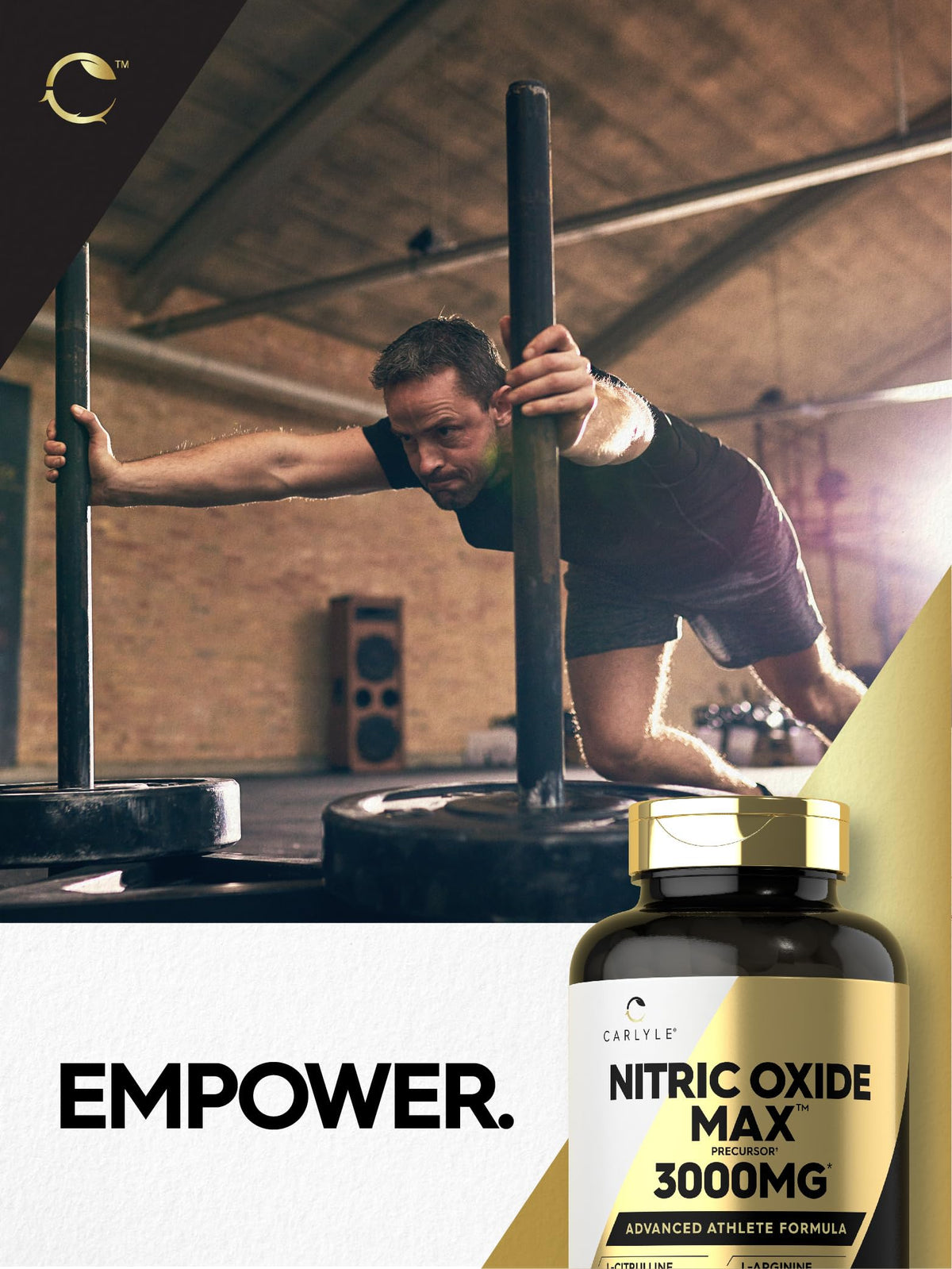 Nitric Oxide Supplement 3000mg 120 Capsules C44194