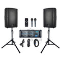 3000W Bluetooth PA Speaker System with 8-Channel Powered Mixer A749744