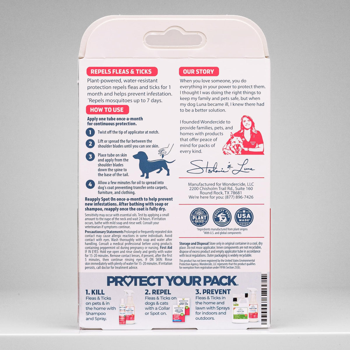 Flea Tick & Mosquito Dog Spot On Medium 3 Tubes of 0.10 oz D9319