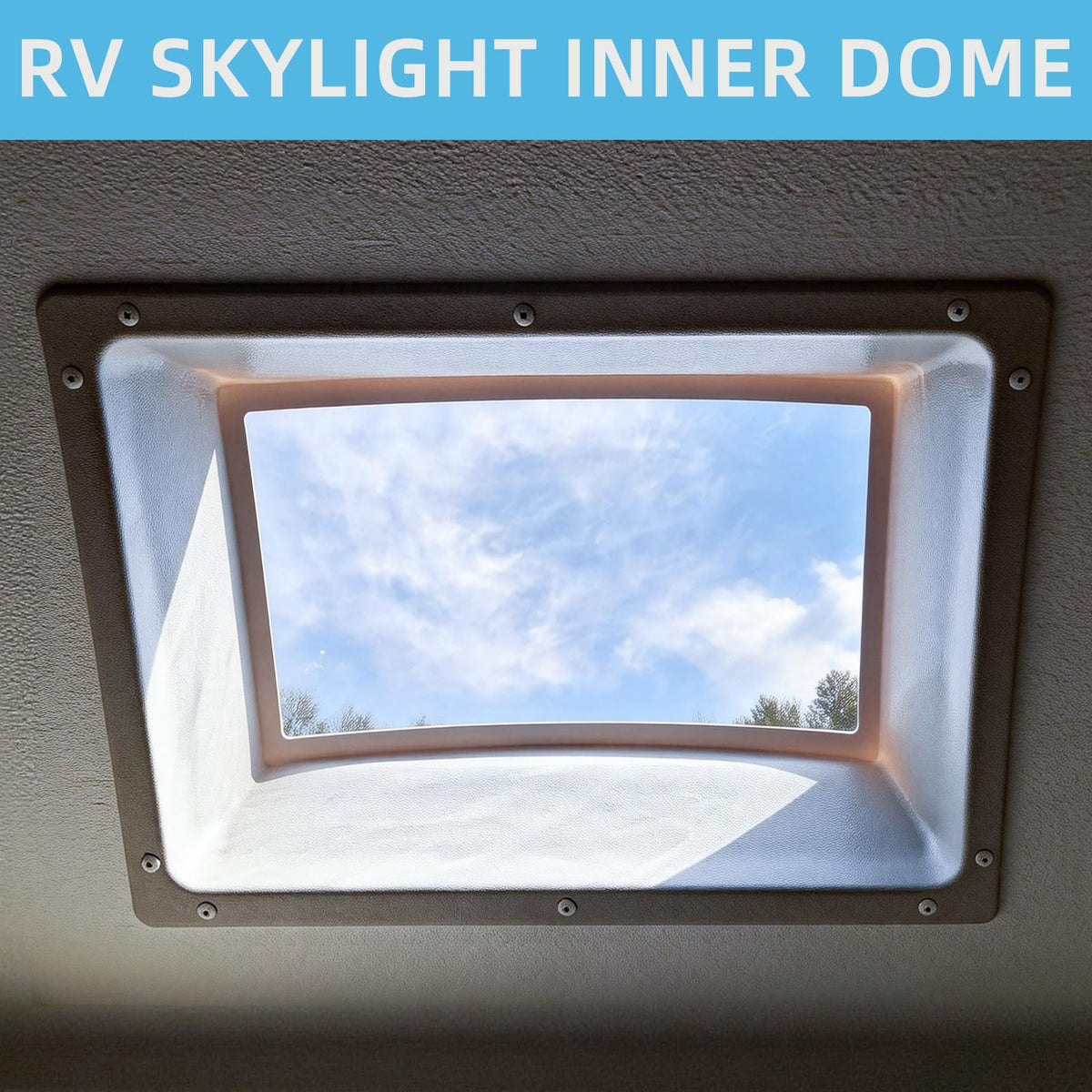 14" x 22" x 4" RV Skylight Inner Dome S58405