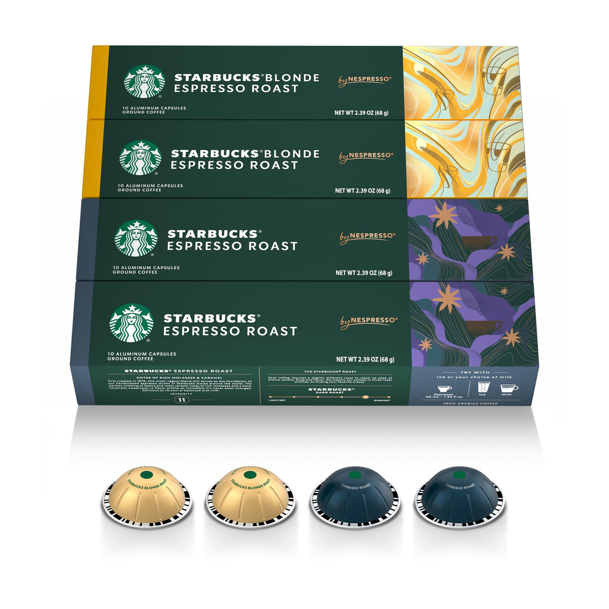 Espresso Variety Pack 40-count Espresso Pods U785