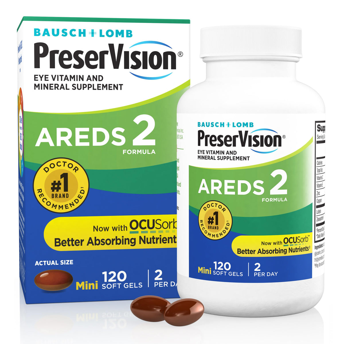 Lutein Eye Vitamins 120 Softgels Z333925