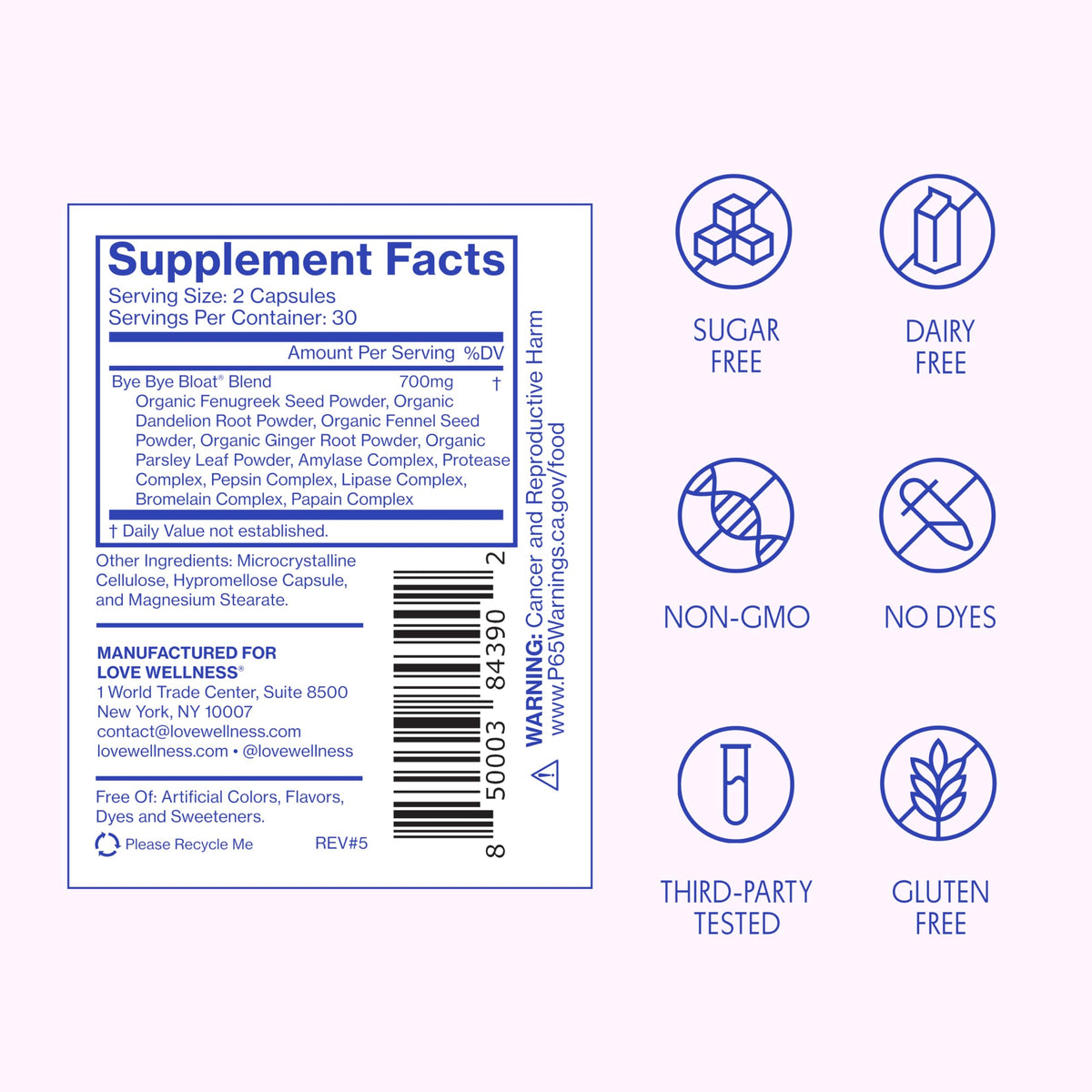 Digestive Enzymes Capsules Z1984