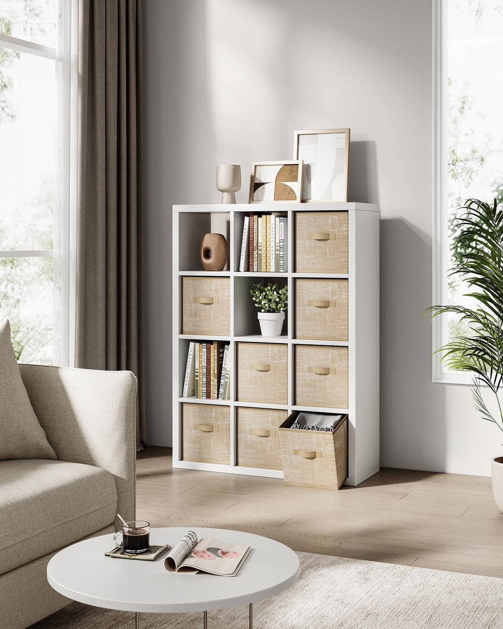 Set of 8 Foldable Storage Cubes A31212