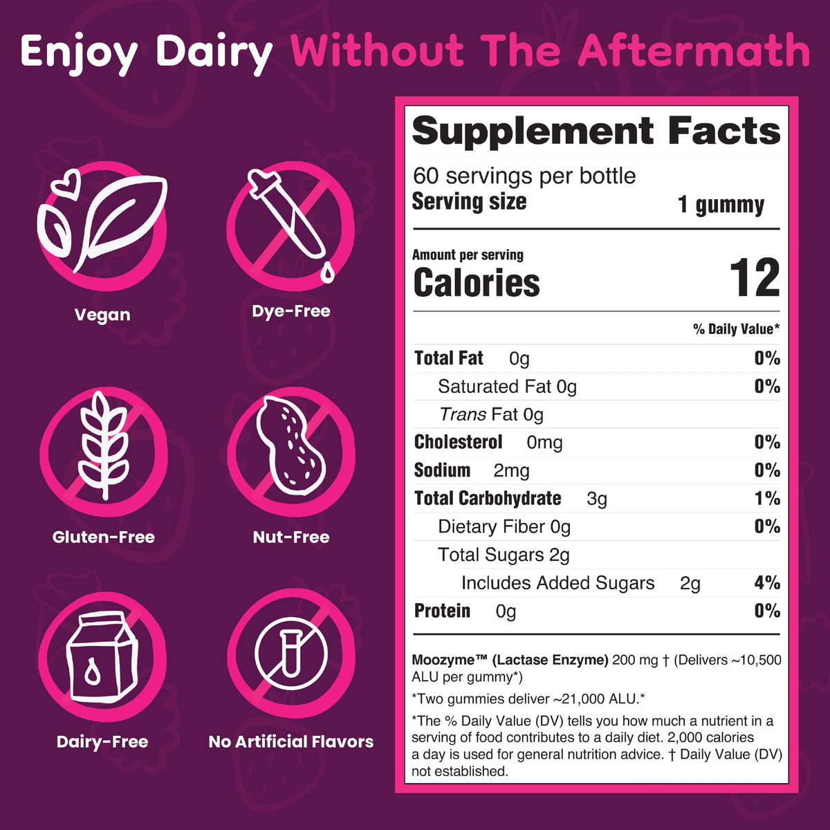 Lactase Enzyme Gummies K9200