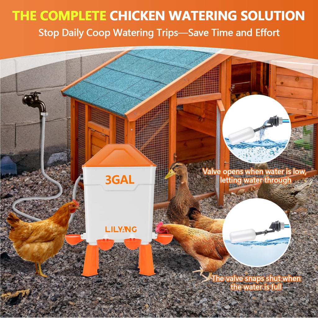 Automatic Chicken Waterer 3 Gallon N29424