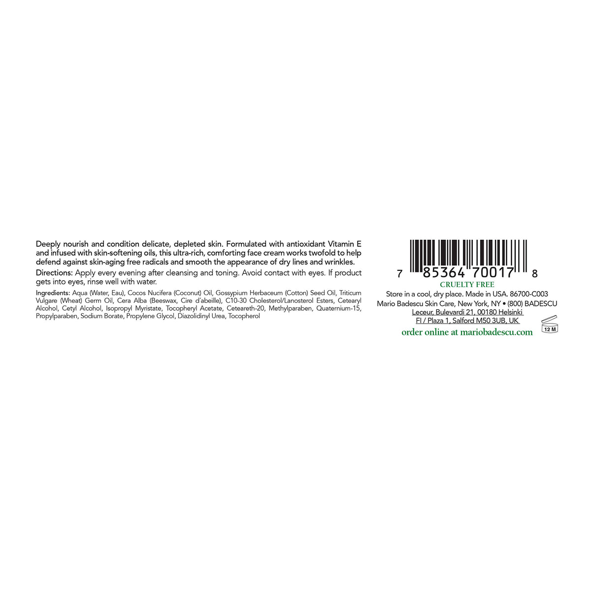 Night Cream Face Moisturizer D601891
