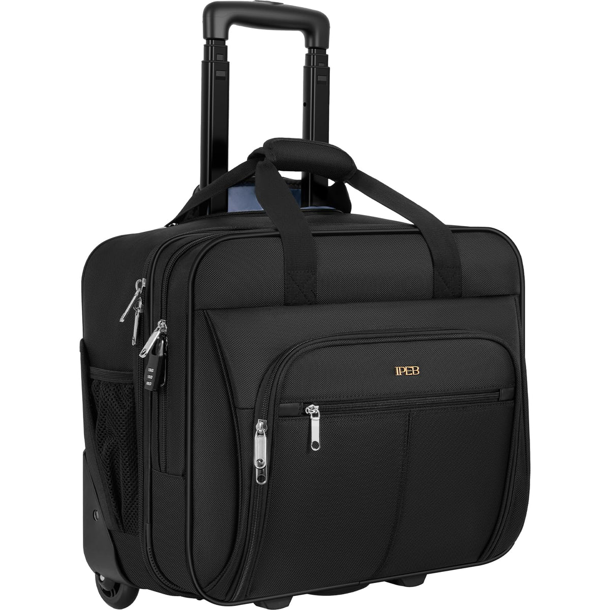 Water-Resistant 17.3" Rolling Laptop Bag with RFID Pocket M234