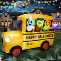 8.1FT Halloween Inflatable Ghost Frankenstein Pumpkin Monster Witch Bus Decoration W574912