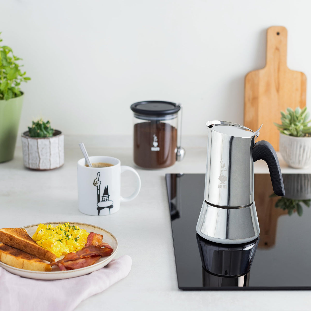 Stainless Steel Stovetop Coffee Maker 6 Cups R2338