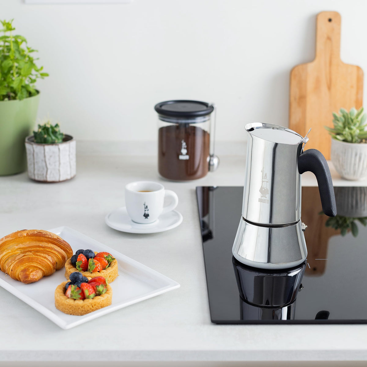 Stainless Steel Stovetop Coffee Maker 6 Cups R2338