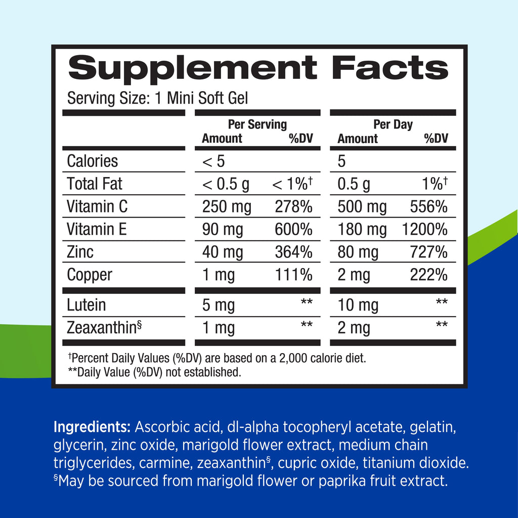 Lutein Eye Vitamins 120 Softgels Z333925