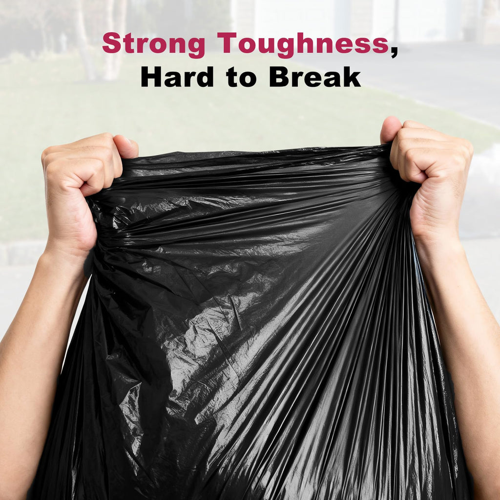 40-45 Gallon Heavy Duty Trash Bags, Pack of 100 W252956