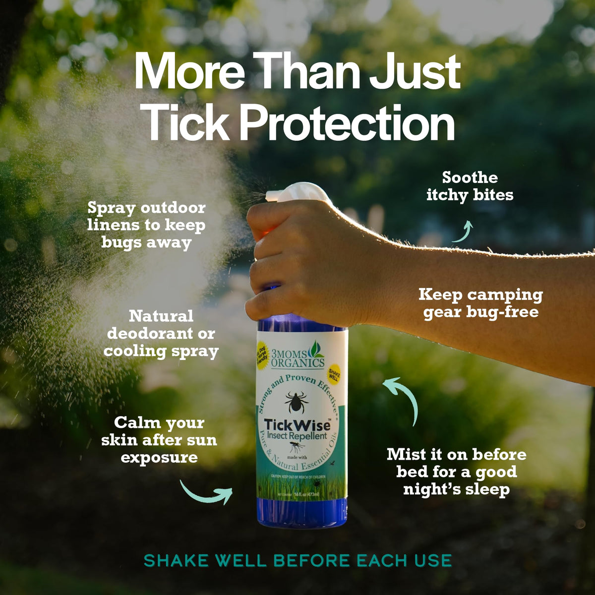8oz DEET-Free Tick and Insect Repellent V8298