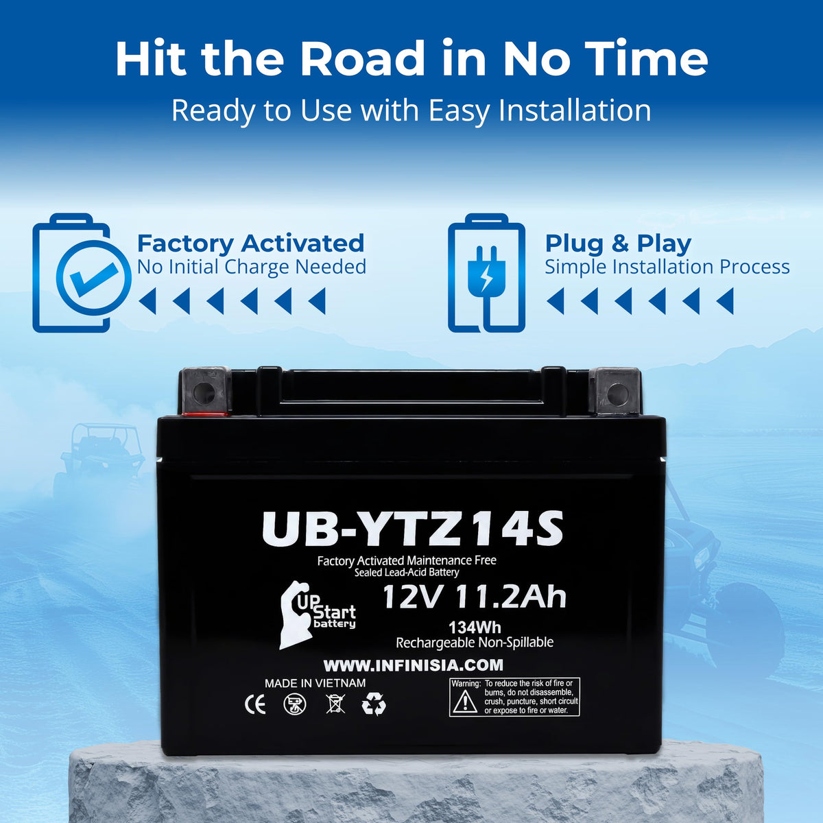 12V 11.2Ah Battery K762725