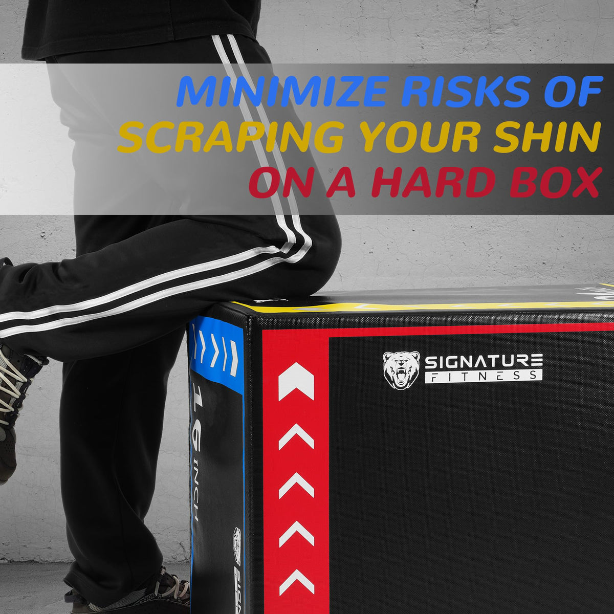 3-in-1 Plyometric Box with Anti Slip Surface T25294