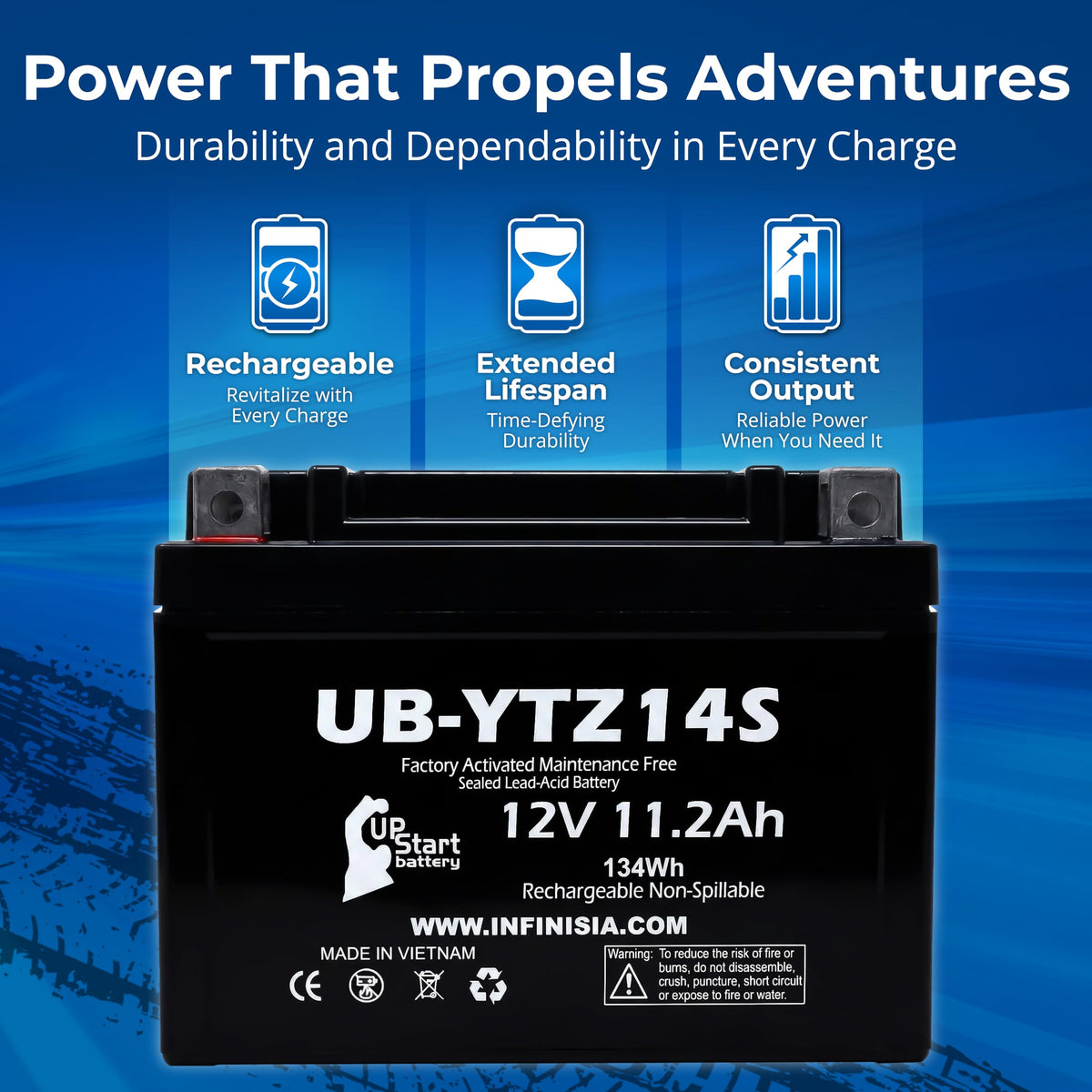 12V 11.2Ah Battery K762725