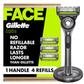 Razor with 1 Handle and 4 Blade Refills D389603