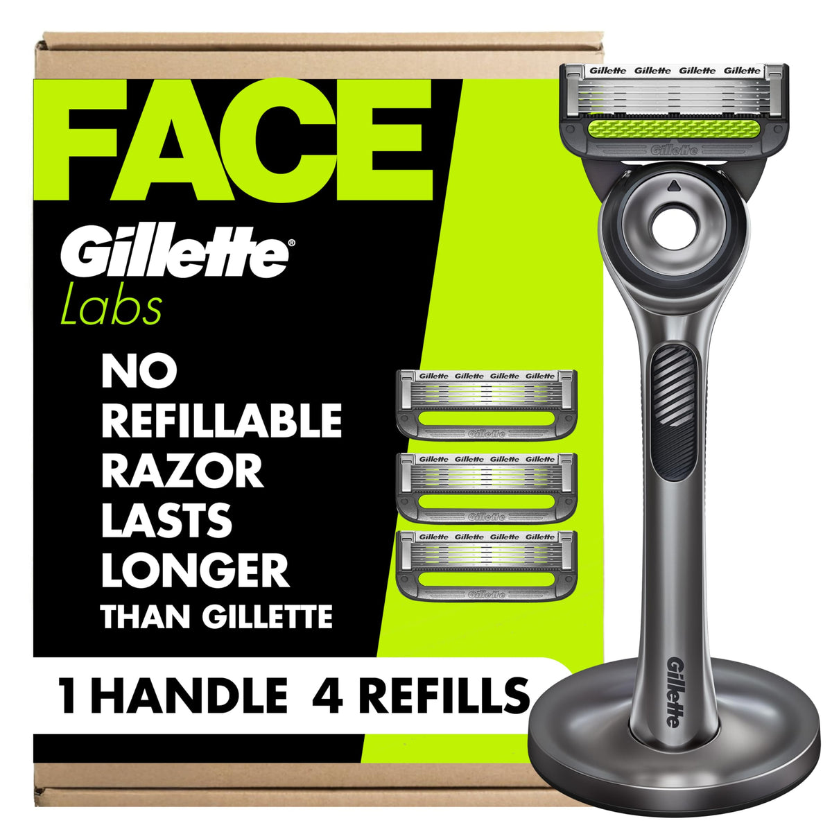 Razor with 1 Handle and 4 Blade Refills D389603