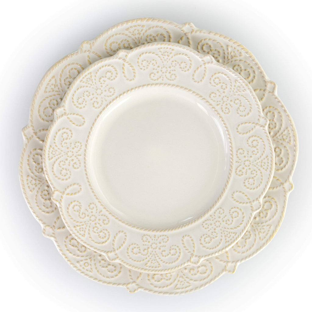 Round Stoneware 16 Piece Dish Set W79353