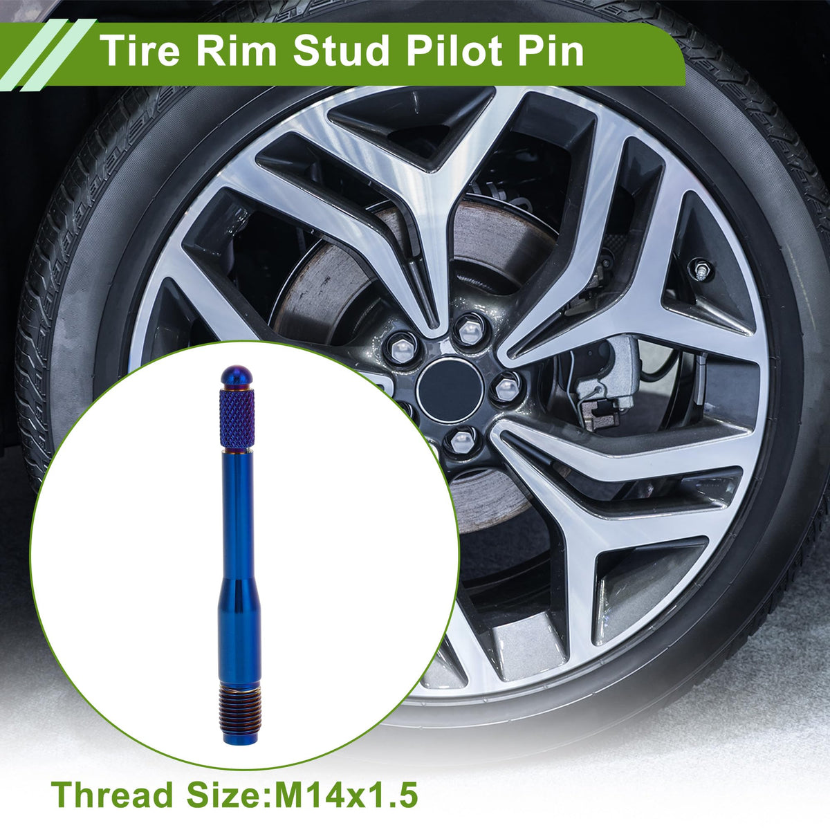 M14x1.5 120mm Stainless Steel Wheel Alignment Pin S73131