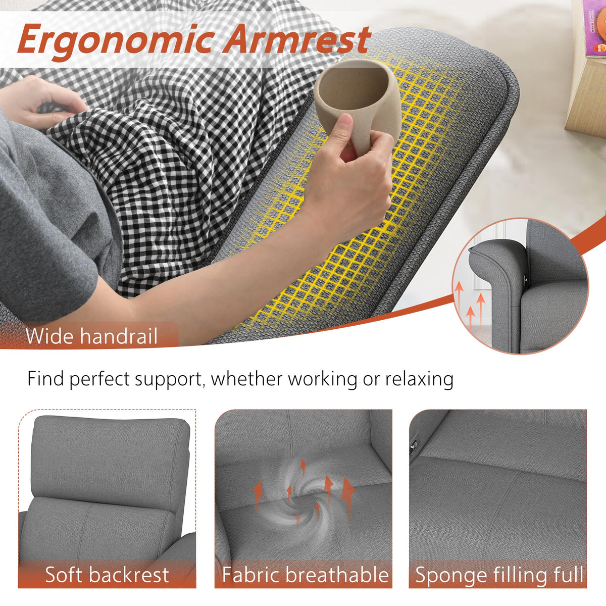 Power Swivel Rocker Recliner Chair G561