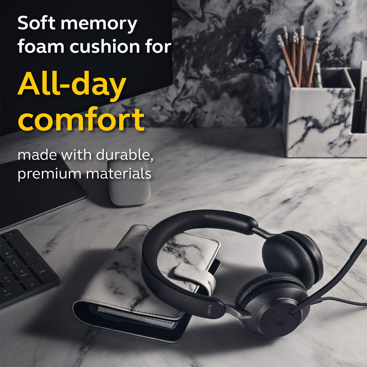 Wired USB-A Stereo Black Headset G253361