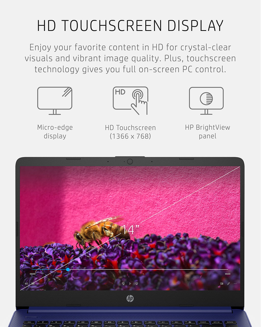 14-inch HD Touchscreen Laptop J975241