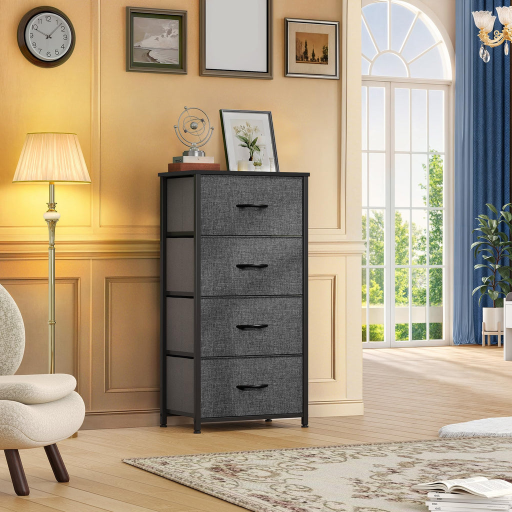 4 Drawer Fabric Dresser V86040