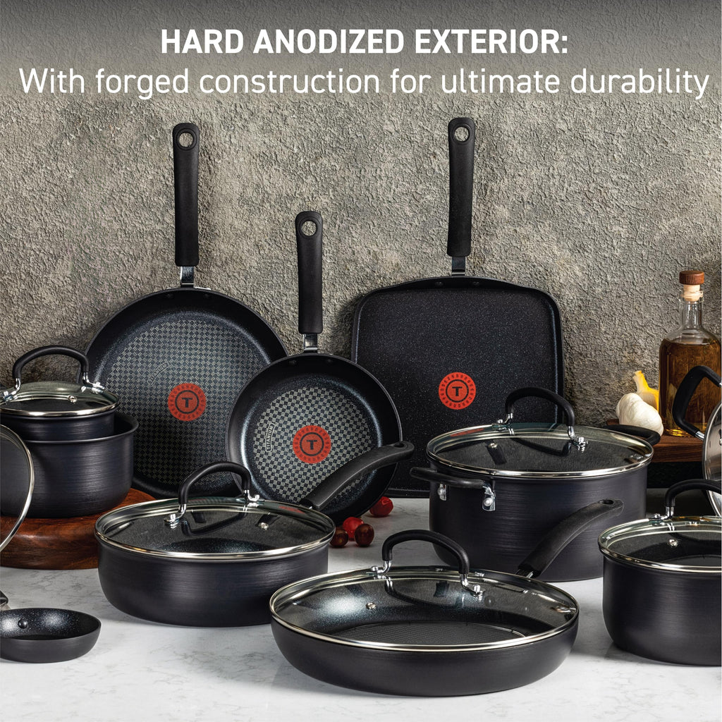 Hard Anodized Nonstick 12 Piece Cookware Set H967